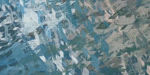 Modern art. Artistic brush. Oil painting. 2d illustration. Texture backdrop. Creative chaos structure element.