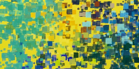 Art wallpaper. Digital canvas. 2d illustration. Texture backdrop painting. Creative chaos structure element.