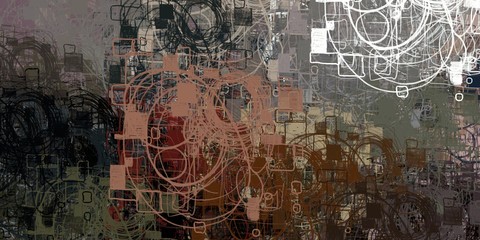 Art wallpaper. Digital canvas. 2d illustration. Texture backdrop painting. Creative chaos structure element.