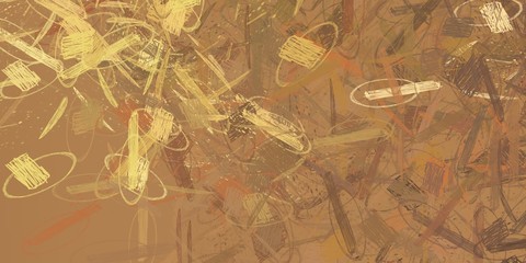 Handmade surreal abstract pattern. Modern artistic canvas. 2d illustration. Texture backdrop painting. Creative chaos structure element.