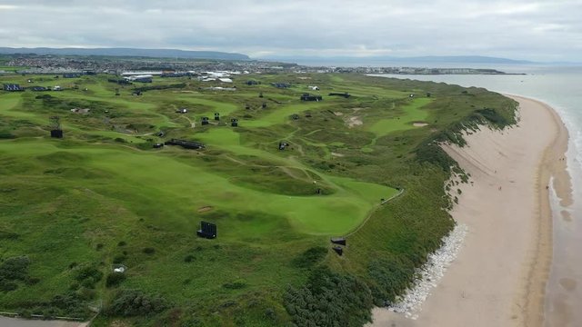 Royal Portrush and the Whiterocks Beach