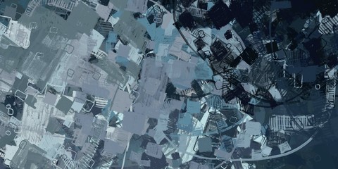 Crazy sketch random pattern. Creative chaos and variety structure. Modern art drawing painting. 2d illustration. Digital texture wallpaper. Artistic sketch draw backdrop material. 