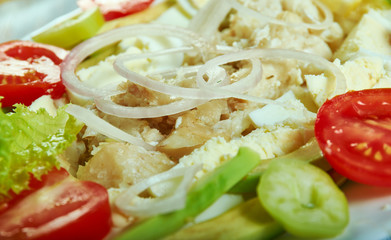 Puerto Rican Cod fish salad