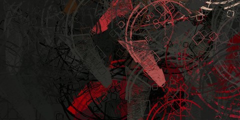 Handmade surreal abstract pattern. Modern artistic canvas. 2d illustration. Texture backdrop painting. Creative chaos structure element.