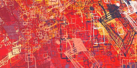 Obraz premium Artistic sketch structure. Creative art. 2d illustration. Texture backdrop painting element.