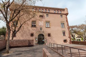 Palace Castle, 16 th century. Renaissance style. Palleja, Catalonia, Spain.