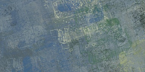 Art wallpaper. Digital canvas. 2d illustration. Texture backdrop painting. Creative chaos structure element.