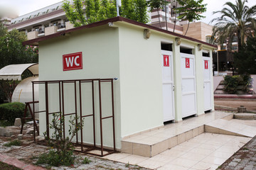 public outdoor toilets, Turkey