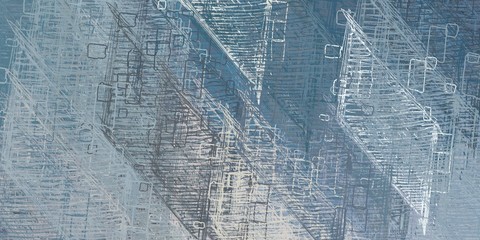 Canvas painting. Colorful background texture. 2d illustration. Texture backdrop. Creative chaos structure element.