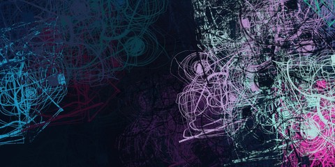 Crazy sketch random pattern. Creative chaos and variety structure. Modern art drawing painting. 2d illustration. Digital texture wallpaper. Artistic sketch draw backdrop material. 