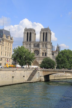 Notre dame in Paris after Fire.