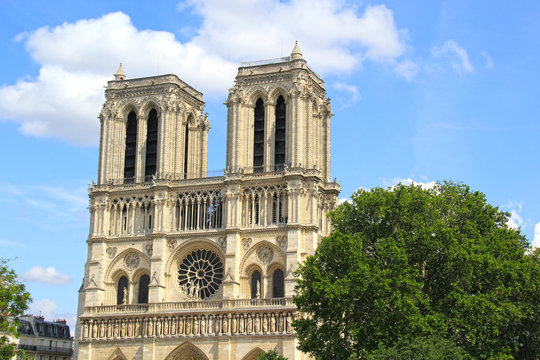 Notre dame in Paris after Fire.