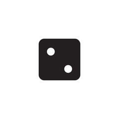 Dice icon graphic design template vector