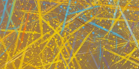 Crazy sketch random pattern. Creative chaos and variety structure. Modern art drawing painting. 2d illustration. Digital texture wallpaper. Artistic sketch draw backdrop material.