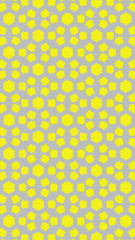 Ornate geometric pattern and two-tone abstract background