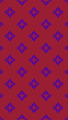 Ornate geometric pattern and two-tone abstract background