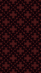 Ornate geometric pattern and two-tone abstract background