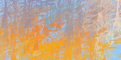 Canvas painting. Colorful background texture. 2d illustration. Texture backdrop. Creative chaos structure element.