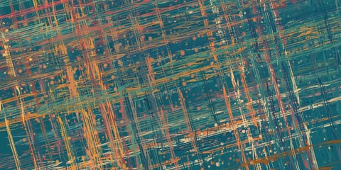 Canvas painting. Colorful background texture. 2d illustration. Texture backdrop. Creative chaos structure element.