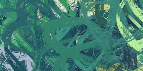 Digital sketch on colorful wall. 2d illustration. Texture backdrop painting. Creative chaos structure element.