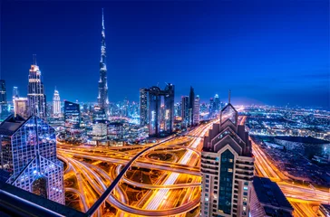 Foto auf Alu-Dibond Dubai die pulsierende Stadt © Anna
