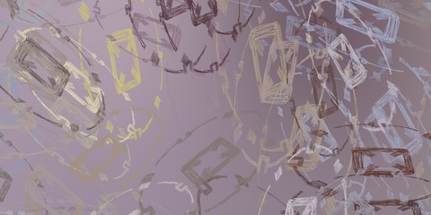 Handmade surreal abstract pattern. Modern artistic canvas. 2d illustration. Texture backdrop painting. Creative chaos structure element.