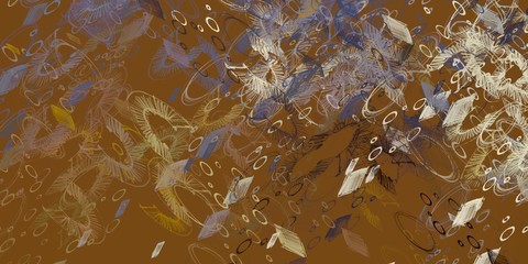 Handmade surreal abstract pattern. Modern artistic canvas. 2d illustration. Texture backdrop painting. Creative chaos structure element.