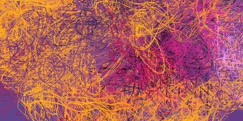 Canvas painting. Colorful background texture. 2d illustration. Texture backdrop. Creative chaos structure element.