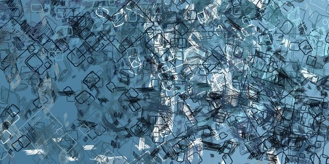 Canvas painting. Colorful background texture. 2d illustration. Texture backdrop. Creative chaos structure element.