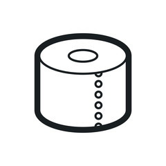 toilet paper vector icon