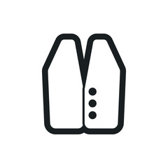 vest vector icon