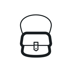 lady bag vector icon