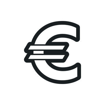 eoro sign vector icon