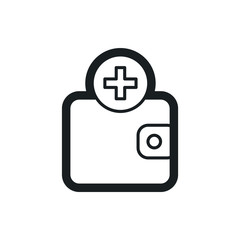 purchase wallet vector icon