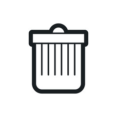 trash bin vector icon