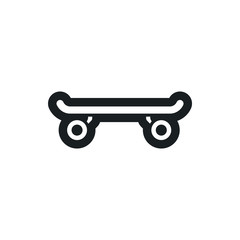 skateboard vector icon