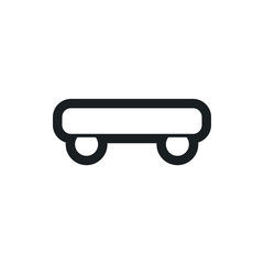 skateboard vector icon
