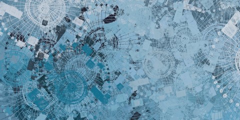 Art wallpaper. Digital canvas. 2d illustration. Texture backdrop painting. Creative chaos structure element.