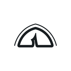 tent vector icon