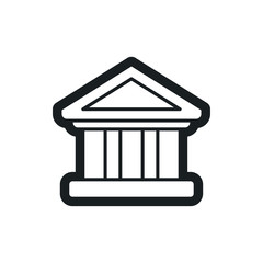 bank vector icon