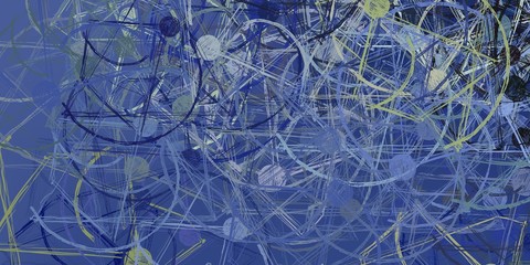 Modern art. Artistic brush. Oil painting. 2d illustration. Texture backdrop. Creative chaos structure element.