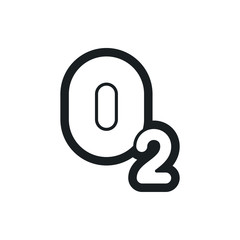 oxygen vector icon