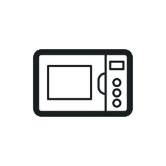 microwave oven vector icon