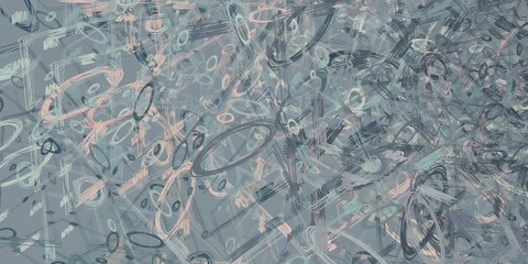 Modern art. Artistic brush. Oil painting. 2d illustration. Texture backdrop. Creative chaos structure element.