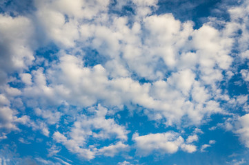 Blue sky with clouds