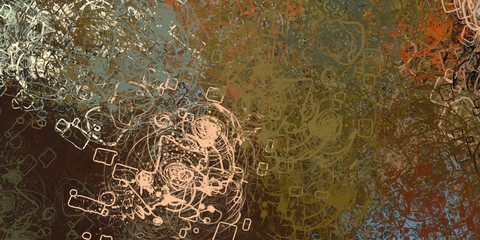 Brush painting. Artistic canvas. Oil art. 2d illustration. Texture backdrop. Creative chaos structure element.