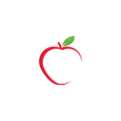 Apple logo template vector illustration design 