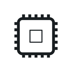 chip vector icon