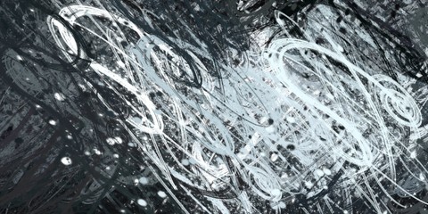 Brush painting. Artistic canvas. Oil art. 2d illustration. Texture backdrop. Creative chaos structure element.