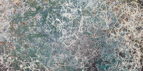 Brush painting. Artistic canvas. Oil art. 2d illustration. Texture backdrop. Creative chaos structure element.